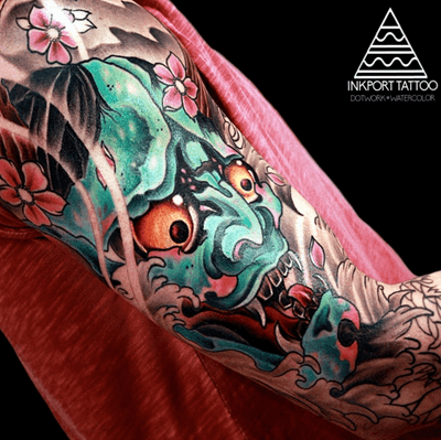 Japanese Tattoo.  @inkporttattoo                                                                        #Москва #moscowtattoo #moscowtattoos #japanese #москватату #tattooartist #акварельтату #moscow #watercolor #russia #jalanesettattoo #super #tattoomoscow #tattoo #россия #татуировка #watercolortattoo #inkporttattoo #россии #татуировкивмоскве #msk #татумастер  #dotworktattoo #тату #watercolortattoos #abstract #abstracttattoo #татуировки #мск