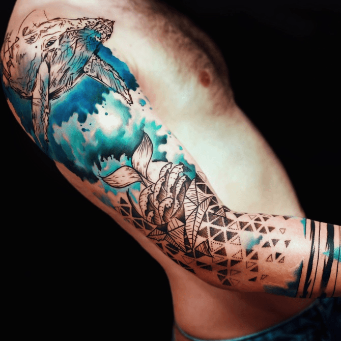 75 MindBlowing Ocean Tattoos And Their Meaning  AuthorityTattoo