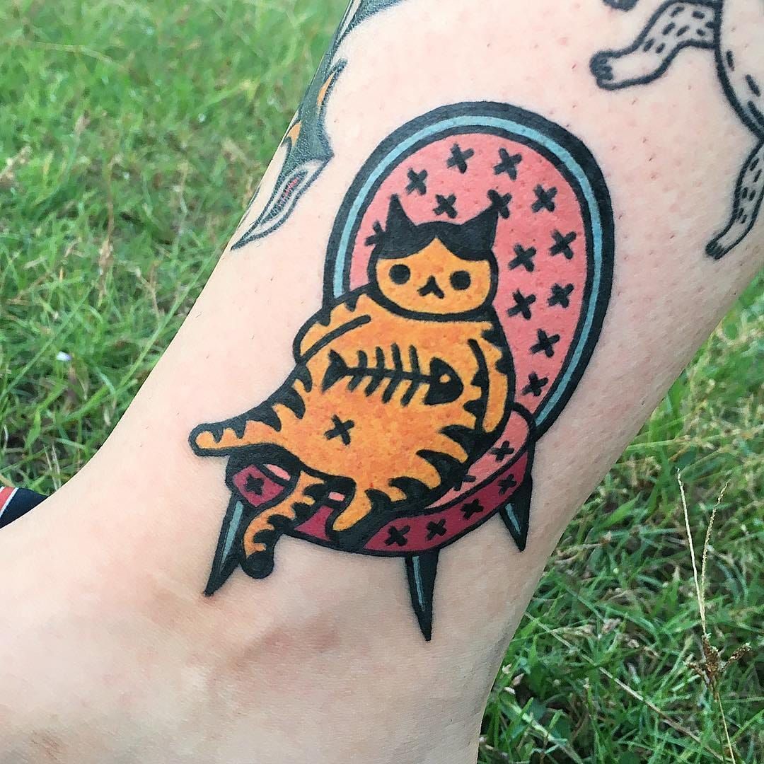 FYeahTattooscom  Eames rocker tattoo By Kirsten Holliday Icon