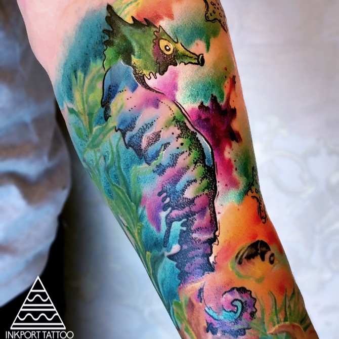 Top 30 Best Seahorse Tattoo Design Ideas 2023 Updated  Saved Tattoo