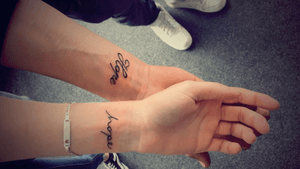 First Tattoo #hope #Hopetattoo