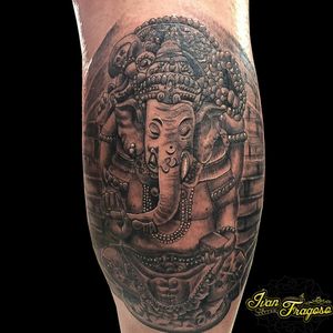 Ganesh ⛩️#tattooblackandgrey #tattoo2me #tattoo2you #tattoo #ganesha #Tattoodo 