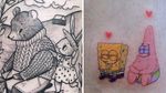 Tattoo on the left by Suflanda and Tattoo on the right by Log Tattoo #cutetattoos #cute