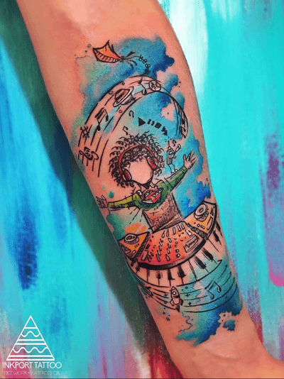 Watercolor music art by inkport tattoo - @inkporttattoo #Москва #moscowtattoo #moscowtattoos #music #москватату #tattooartist #акварельтату #moscow #watercolor #russia #usa #super #tattoomoscow #tattoo #россия #татуировка #watercolortattoo inkporttattoo #inkporttattoo #россии #татуировкивмоскве #msk #татумастер #dotworktattoo #тату #watercolortattoos #abstract #abstracttattoo #europe #мск moscow watercolortattoo USA Europe