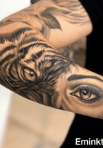Healed tattoo !Tatuaggio guarito in 2/3 settimane .👁Tiger eye 👁 Tattoo by @emink_tattoo Tattuaggio eseguito oggi  a Milano all @officinatattoomilano #emink #eminktattoo #milanotattoo #offinicatattoo #blackandwhite #blackandgreytattoo #blackandgray #chucanotattoo #tiger #tigertattoo #eye #eyetattoo #girleye #chicano #chicanotattoo
