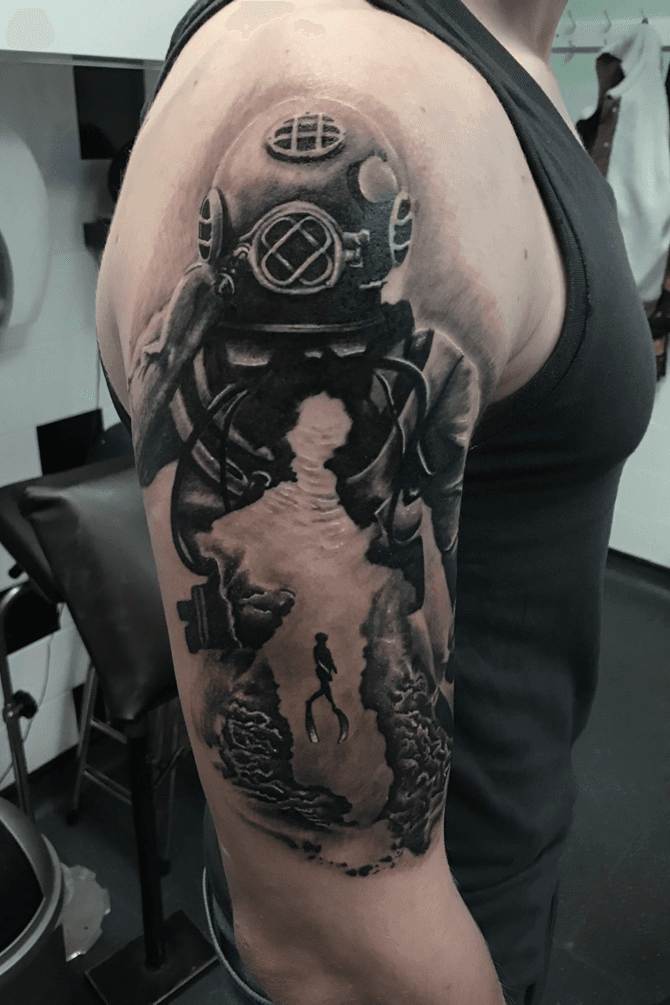 101 Best Diver Tattoo Ideas That Will Blow Your Mind  Outsons