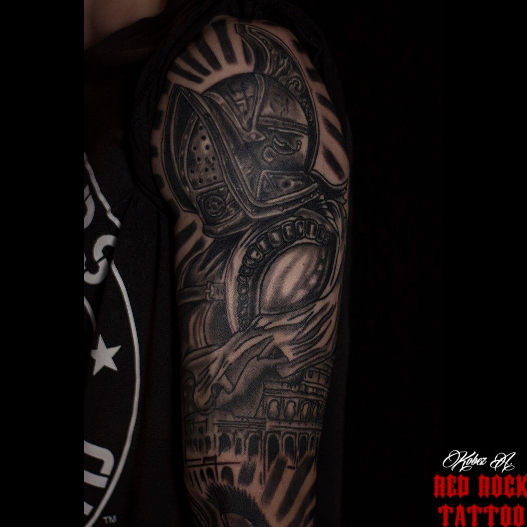 Tattoo Man Sitting On Red Rocks Stock Photo 3999934  Shutterstock