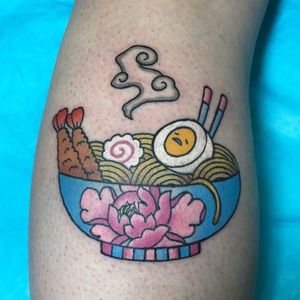 Tattoo by Marie Jorgensen #MarieJorgensen #gudetamatattoos #gudetama #sanrio #egg #sad #lazy #foodtattoo