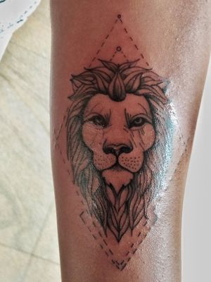 Lion abstract tattoo designs