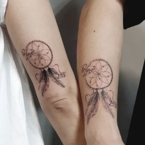 Couple Dream Capture illust Tattoo Tattoo by Bluewhaleink Artist @_park_tae_ Instagram@_park_tae_ 