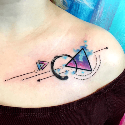 Watercolor triangle geometry art by inkport tattoo - @inkporttattoo #Москва #moscowtattoo #geometry #москватату #tattooartist #акварельтату #moscow #watercolor #russia #usa #tattoomoscow #tattoo #россия #татуировка #watercolortattoo inkporttattoo #inkporttattoo #msk #татумастер #dotworktattoo #тату #watercolortattoos #abstract #abstracttattoo #europe moscow watercolortattoo USA Europe