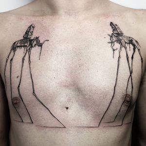 Tattoo by Nicolas Agus #NicolasAgus #SalvadorDalitattoos #Dalitattoos #Dali #salvadordali #surrealism #surreal #painter #fineart #elephant #animal #monolith