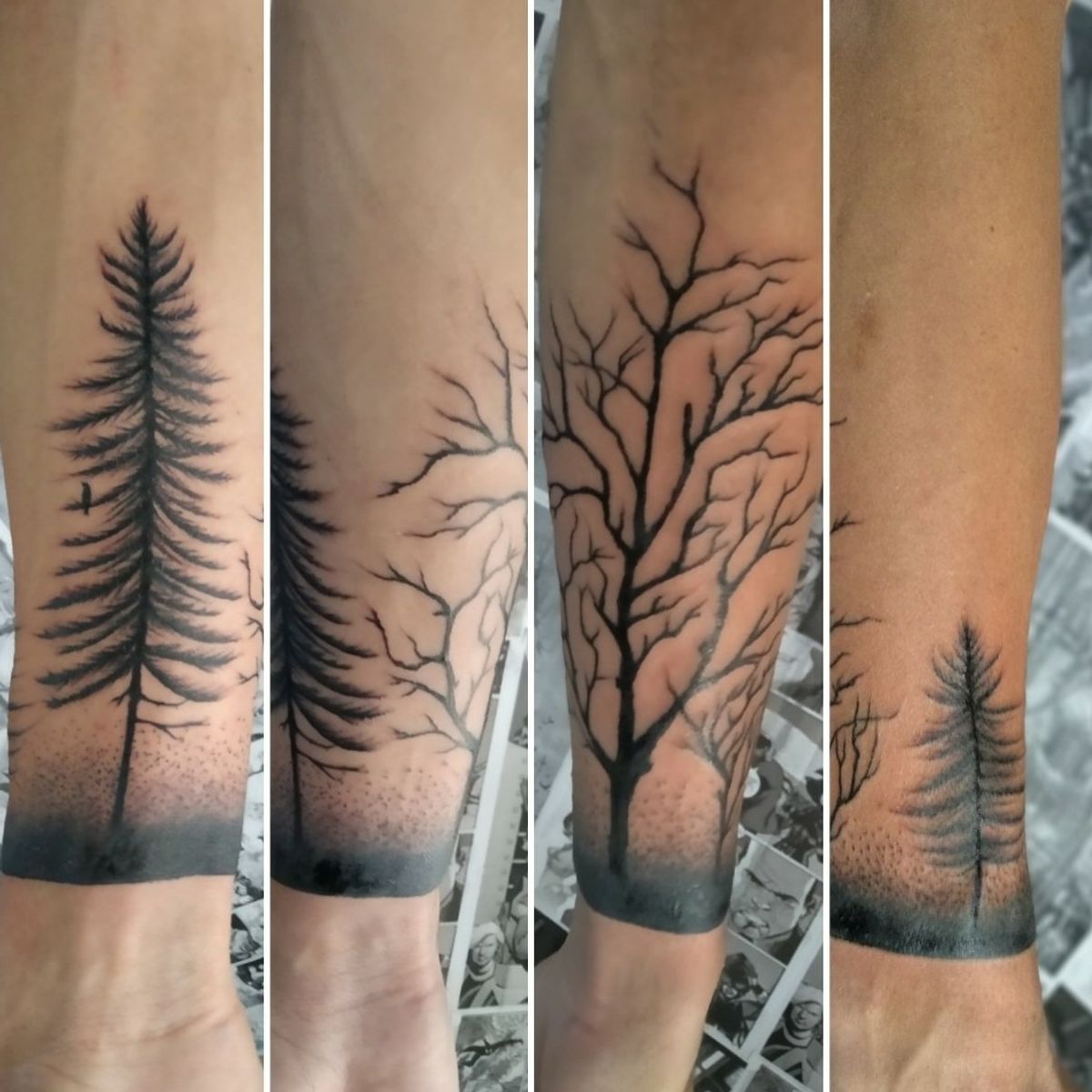 Tattoo uploaded by Tattoo House Barbearia • Tattoo floresta negra ...