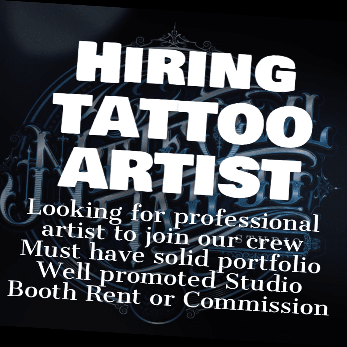 831 INK Now Hiring Tattoo Artist  Lighthouse District