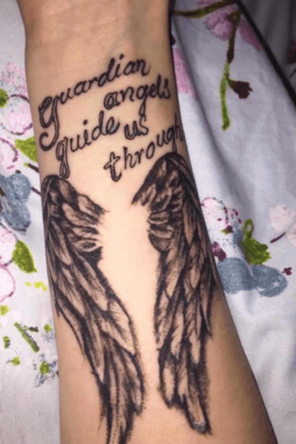 guardian angels quotes tattoo
