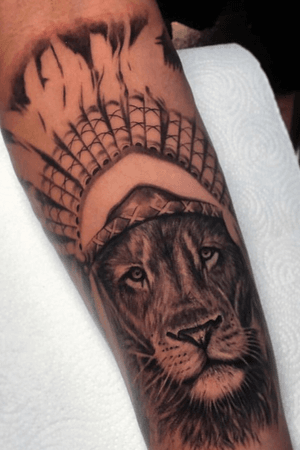 #blackandgrey#inked#sleevetattoo#lion#claytattoos#tattoos 