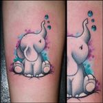 Baby Elephant #elephants #shannonbrowntattoos #localcolortattoos #LocalColorInk #westchesterpa 