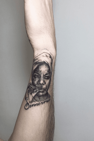 Dotwork portrait of Nina Simone ♥️