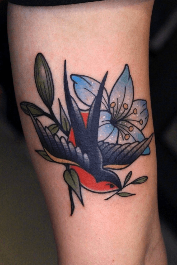 35 Unique Sparrow Tattoo Design Ideas Black  White Colorful  Saved  Tattoo