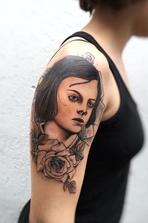 Sophia scholl ! Check out my instagram @maiza.tattoos. Amsterdam-netherlands 