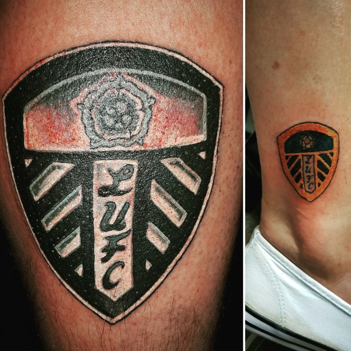 Tattoo uploaded by Adventure tattoo studios 2 • Leeds united tattoo 