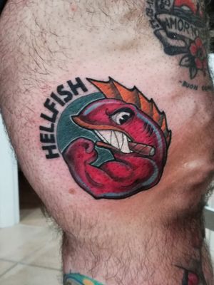 Hell fish. Simpson's tribute 