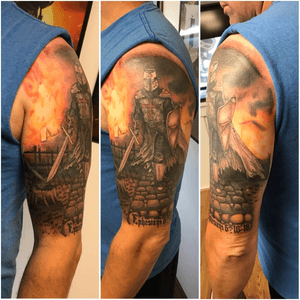 Finished this crusader cover up 