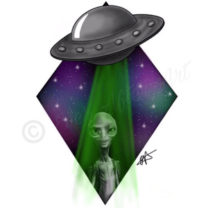 Day 21 of Drawlloween!! Here’s my alien drawing for #mabsdrawlloweenclub🎃👻 this would be an awesome tattoo!! ...#alien #october21st #drawing #halloween #halloweenart #art #illustration #tattoo #tattooideas #tattooart #tattoostyle #tattoodesign #drawclub #everafterart #artwork #sketch #paul #drawingaday #handdrawing #digitalart #space #stars #galaxy #spaceship #abduction #fanart #green #sparkles 