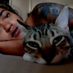 Tattooed mommy of cats