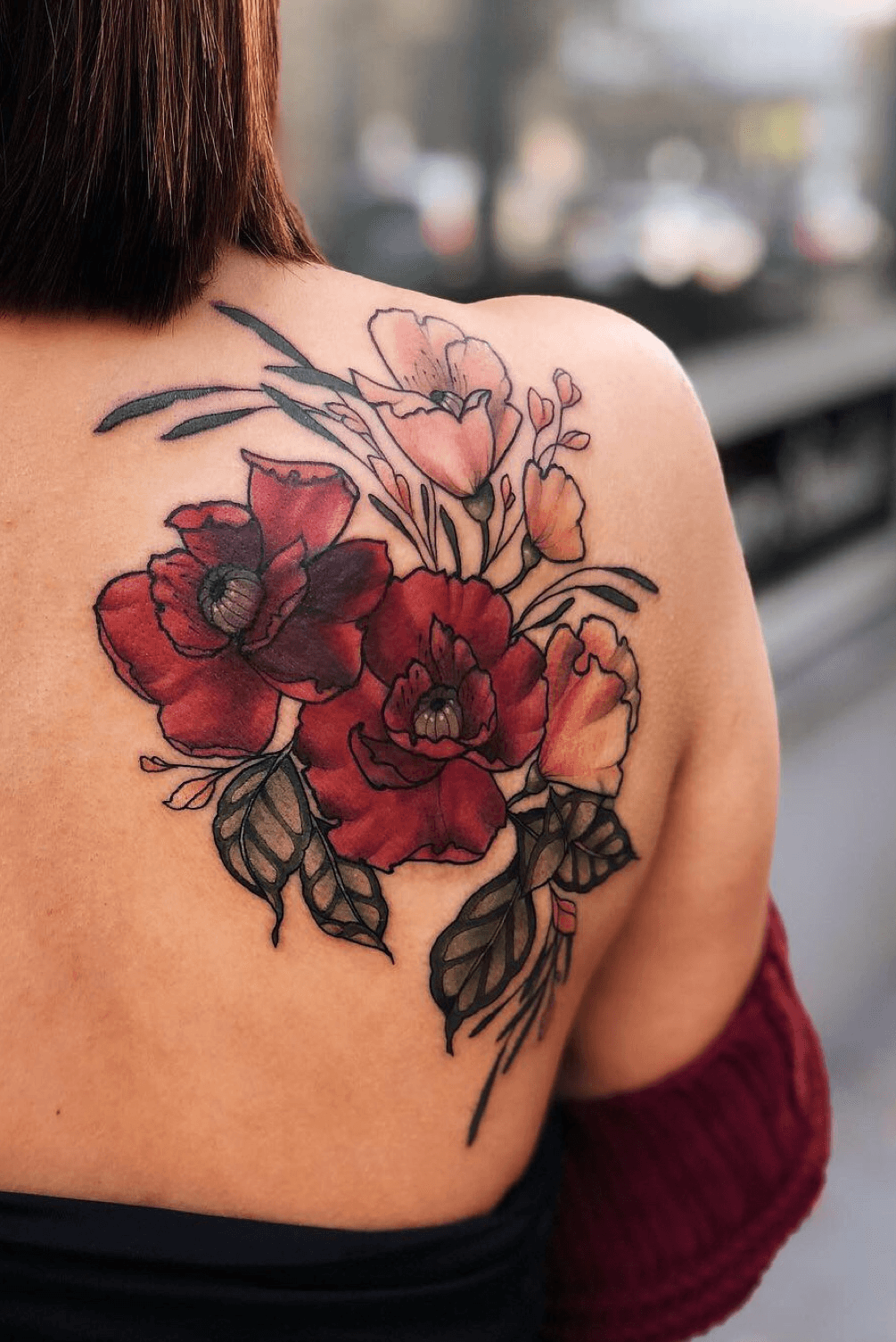50 back Shoulder Tattoo Ideas For Woman