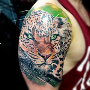 #realismo  #tattooart #jaguar #animaltattoo 