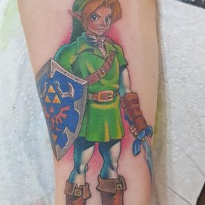 Link from the Nintendo 64's Ocarina of time.