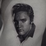 Tattoo by Coldgray #Coldgray #blackandgreyrealismtattoos #blackandgreyrealism #blackandgrey #realism #hyperrealism #realistic #Elvis #singer #music #rockandroll #ElvisPresley #portrait