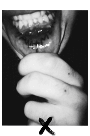 Lip tattooing #blackandgrey #Black #lipart #ChillinKillin #BlackFlatInk