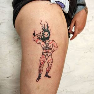 Tattoo by Lee aka rat666tat #Lee #rat666tat #kinkytattoos #kinktattoos #kink #kinky #bdsm #leather #fetish #queer #empower #love #consent #punk