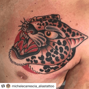 - - BIG CAT - - one shot - - on my friend @ivanpesce.91 !!! #traditionaltattoos #oldschooltattoo #tattooed #colorful #oldlines #tatuatoriitaliani #tattoo #tattoos #tatuaggio #tatuaggi #ink #inked #oneshot #basilicata #michelecarrescia