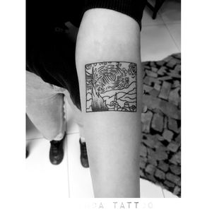 🖌🌠 Instagram: @karincatattoo #starrynight #vangogh #tattoo #tattoos #tattoodesign #tattooartist #tattooer #tattoostudio #tattoolove #ink #inked #minimalism #dövme #dövmeci #istanbul #turkey 