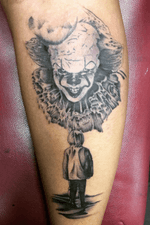 #It #Pennywise #clown #clowntattoo #blackandgrey #blackandgreytattoo #tattooartist #tattoo #ink #inked #illustration #dark #DarkArt 