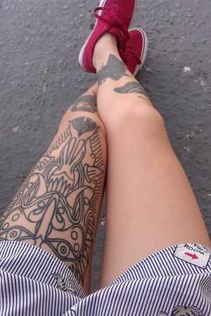 👺👹#tatuagem #blackandgreytattoo #blackworktattoo #demon