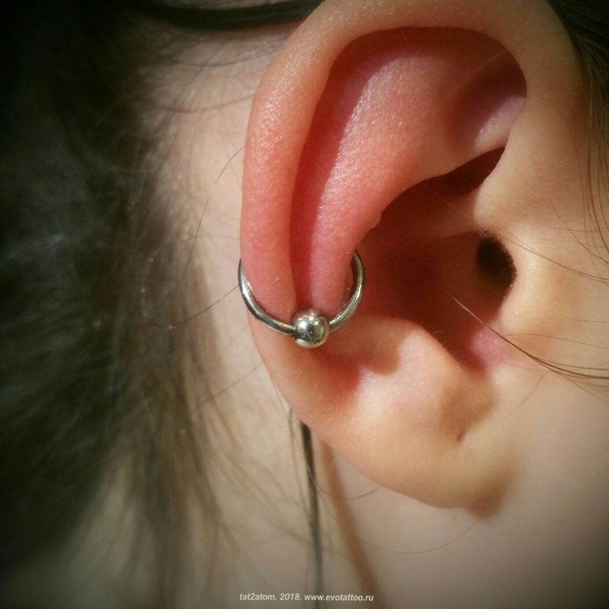 Tattoo uploaded by Вадим • Пирсинг ушной раковины - Конч - Conch ...