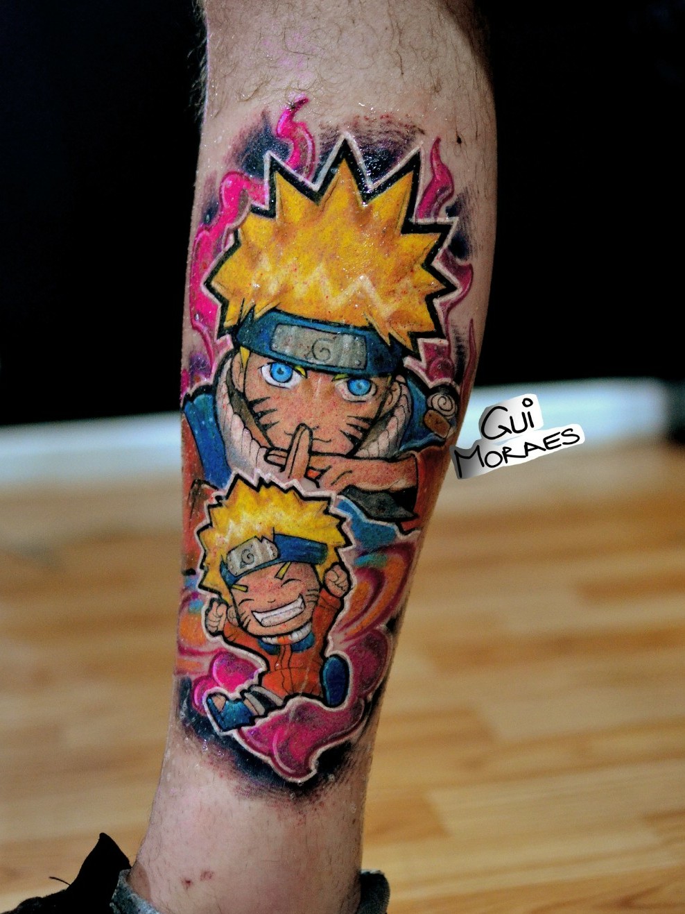 Naruto Pain by me and neon__tattoo : r/nerdtattoos