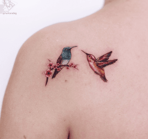 hummingbirds 🌸🐦🐦