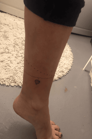 Ankle tattoo #ankletattoo #firsttattoo 
