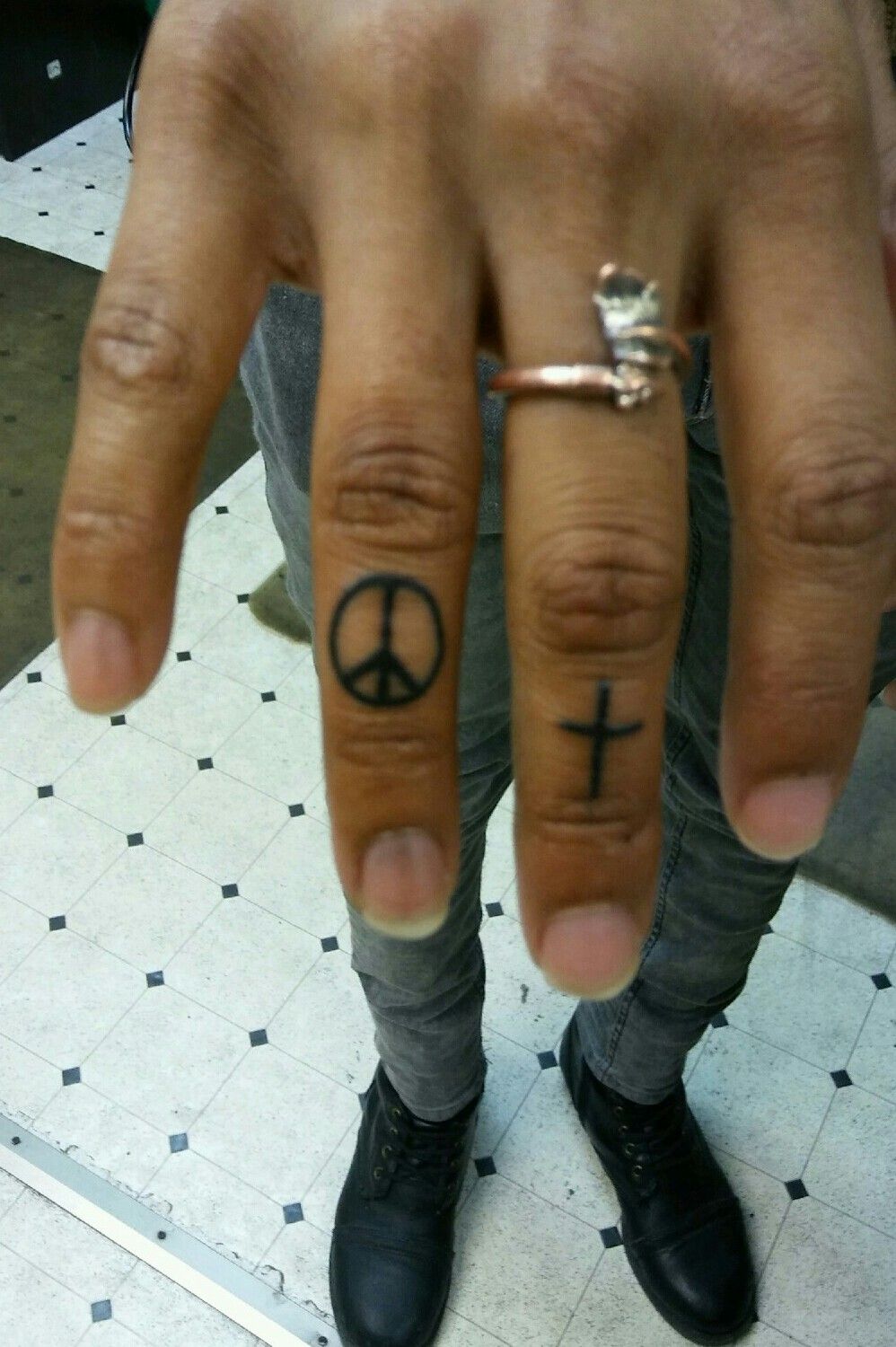 Peace mantra band tattoo art customtattoo tattoolover tattootrends    TikTok
