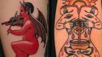 Tattoo on the left by JS Klegka and tattoo on the right by Ryan Shaffer #JSKlegka #RyanShaffer #besttattoos #best