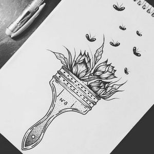 Paint Flowers 🌸...#illustration #drawing #iblackwork #blxckink #tattoo #sketch #darkartists #blackwork #onlyblackart #inktober #flowers #blackandwhite #brushpen #linework #art #sketchbook #fineliner #dotwork #blackart #artgallery #firefly #blackworknow #aesthetic #inktober2018 #botanicaltattoo #inkwork