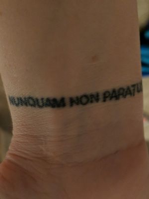 NUNQUAM NON PARATUS, Translation: Never unprepared, Crabtree family motto