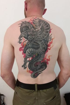 #coveruptattoo #dragon #Bangkok #tattoo #tattoodo 