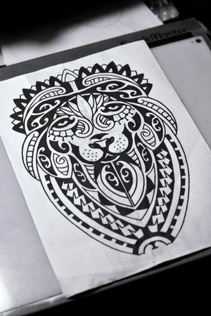 #lion #maori #tattoosketch #thiagopadovani