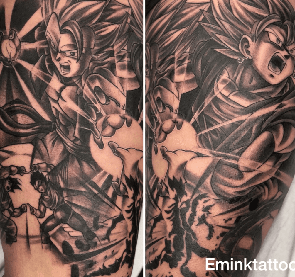 Flow Tattoo - Os melhores Tatuadores – Goku X Vegeta
